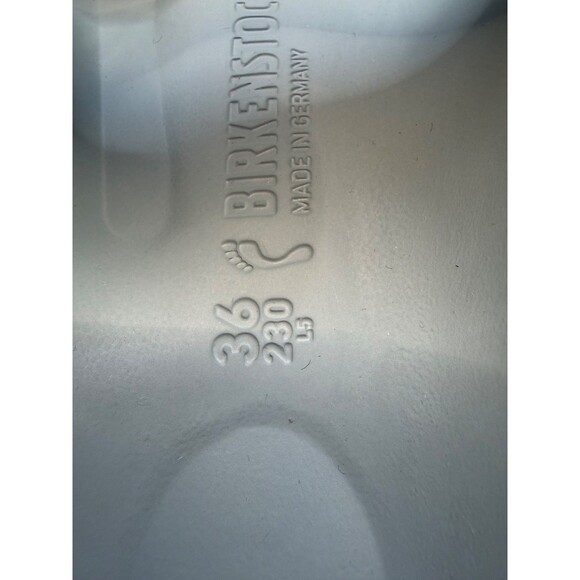 BIRKENSTOCK Arizona EVA Womens Sky Blue 1024588 Slides Slip On Buckle Size 5 - Picture 7 of 7